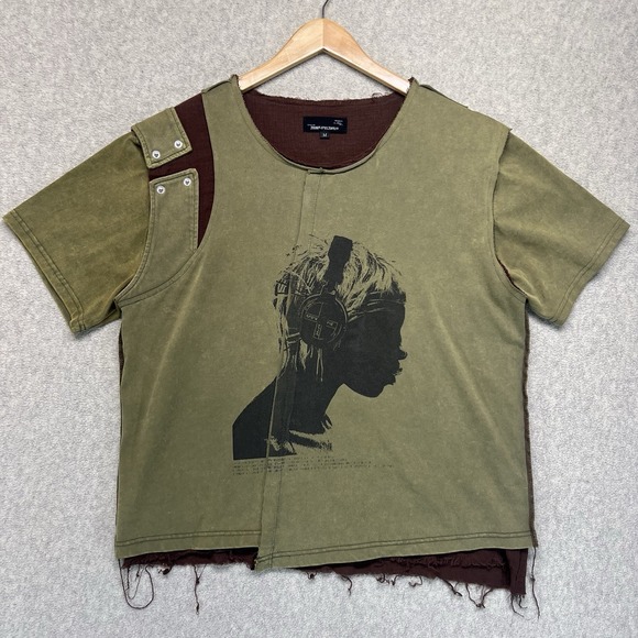 Ranger Cartel Other - Ranger Cartel Layered Graphic T Shirt Mens Medium Distressed Avant Garde
